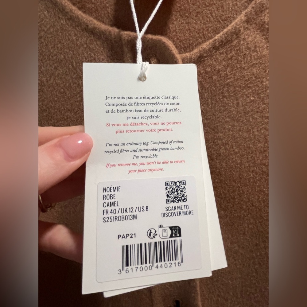 Sezane Noemie Dress 40 - Picture 3 of 4